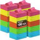 Microfiber Cleaning Cloth, 100PK Commercial Grade Work Rags Microfiber Towels for Cars Cleaning Rags Bulk Detailing Cloth for Automotive Bar Mechanic Restaurant Garage, 11.5"x11.5", Multicolor