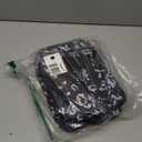 MIYCOO Lunch Bag & Lunch Box for Women Men, Double Deck Leakproof Insulated Soft Large Adult Camping Cooler bag for Work, Beach, Picnic, Travel (White Flower, 15L)