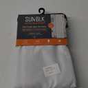SUNBLK TOTAL BLACKOUT rod pocket back tab panel  Contains 1 Panel 52"/84"