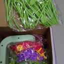 Scvcid DIY Art Flower Toys Include Extra Accessories Set, Arts and Crafts Activity Kit for Kids Ages 3-12, Fabric Bouquet Craft for Toddler, Birthday Gifts for 3 4 5 6 7 8 9 10 11 12 Year Old Girls (green)