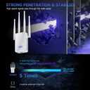 2026 WiFi Extender Internet Booster, 10000 Sq.ft Long Range Repeater Wireless Routers Amplifier, Mesh Wi-Fi 80% Faster | Broader Than Ever, Support More Network Devices at Home, 1-Tap Setup