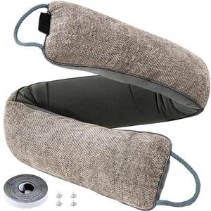 Weighted Door Draft Stopper Under Door Noise Blocker Front Door Insulation Door Draft Guard Weatherproof Strip Energy Efficient Door Accessory (Beige, 36inch)