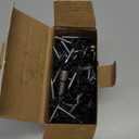 250pcs #10 x 1-1/2" Black Hex Head Self-Drilling Metal Roofing Screws, EPDM Washer, Colored Head, Sheet Metal Roof Screw with Hex Driver Bit