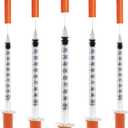 U-100 1cc Syringes with 31g 5/16" (8mm) , Individually Wrapped, Pack of 100