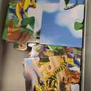 Melissa & Doug Land of Dinosaurs Floor Puzzle, 48 pc Jumbo Jigsaw Puzzle, Educational Screen Free Activity for Toddler, Preschoolers and Kids Ages 3+ (4 feet Long) - FSC Certified