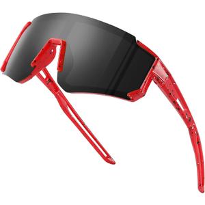 Fanshen Kids Baseball Sunglasses for Boys Girls Ages 3-12, Sports Polarized Youth Baseball Softball Sunglasses UV Protection