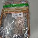 PACKISM Clear Bag for Stadium Events - Clear Crossbody Bag for Women Stadium Bag Sling Bag for Concert Sport Detachable Strap (05_Striped Brown)