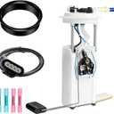 Electric Fuel Pump Assembly w/Level Sensor & Sending Unit Compatible with 2000 2001 Chevy Suburban 1500, GMC Yukon XL 1500 (5.3L 6.0L V8), Replaces E3509M