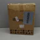 Forbena Toddler Potty Training Seat with Step Stool Ladder, Toilet Potty Seat for Baby Boys Girls Toddlers, Kids Chair Stairs with Handles and Soft Cushion (White and Grey) (Gray)