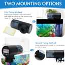 WiFi Automatic Fish Feeder (2.4GHz Only), Smart Fish Feeder with Timer & App Control, 3 Ports Dry Food Dispenser for Aquarium/Tank, Ideal for Vacation & Daily Use
