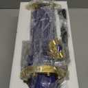 Dog Fire Hydrant Pee Post Puppy Pee Training Post Garden Statue, Blue & Gold Fire Hydrant Outdoor Figurines Decor for Yard Garden Lawn Patio (Small)