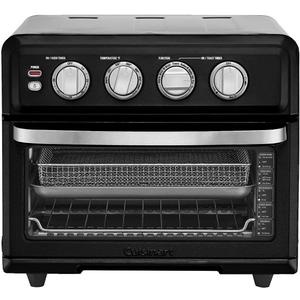 Cuisinart Air Fryer + Convection Toaster Oven, 8-1 Oven with Bake, Grill, Broil & Warm Options, Stainless Steel, TOA-70 (Matte Black)
