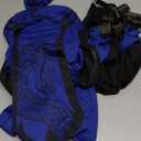 Spooktacular Creations Halloween Ninja Costume Kids, Ninja Dragon Jumpsuit Set, Boys Halloween Costume for DressUp Party (Toddler(3-4 yrs), Blue+black)