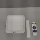 Rechargeable Motion Sensor Closet Light with Remote, Wireless Battery Operated Ceiling Light Magnetic Mount, Rechargeable LED Shower Light No Wiring for Indoor, Shower, Stairs, Shed, Hallway, Porch