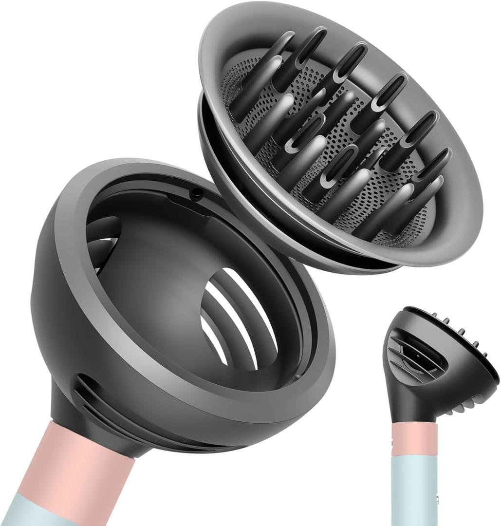 Wave Curl Diffuser for Dyson Airwrap  Dome and Diffuse Modes for Curl Wave Hair, Hair Diffuser Attachment Compatible with Airwrap Styler HS01/05/08