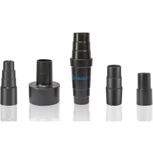 Universal Vacuum Hose Adapter Kit Reducer Attachment Set Converter from 1 1/2 inch to 1 1/4 inch from 1 3/8 inch to 1 1/4 inch Dust Hose Port Adapter ; 2-1/4 Inch to 1-1/4 Inch to 1-3/8''