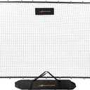 Soccer Rebounder Net 6x12 Feet Practice Soccer Training Equipment | Portable, Easy Assembly, Steel Frame | Perfect for Practicing Backyard Volley, Solo Training,Kickback, Passing, Pitchback