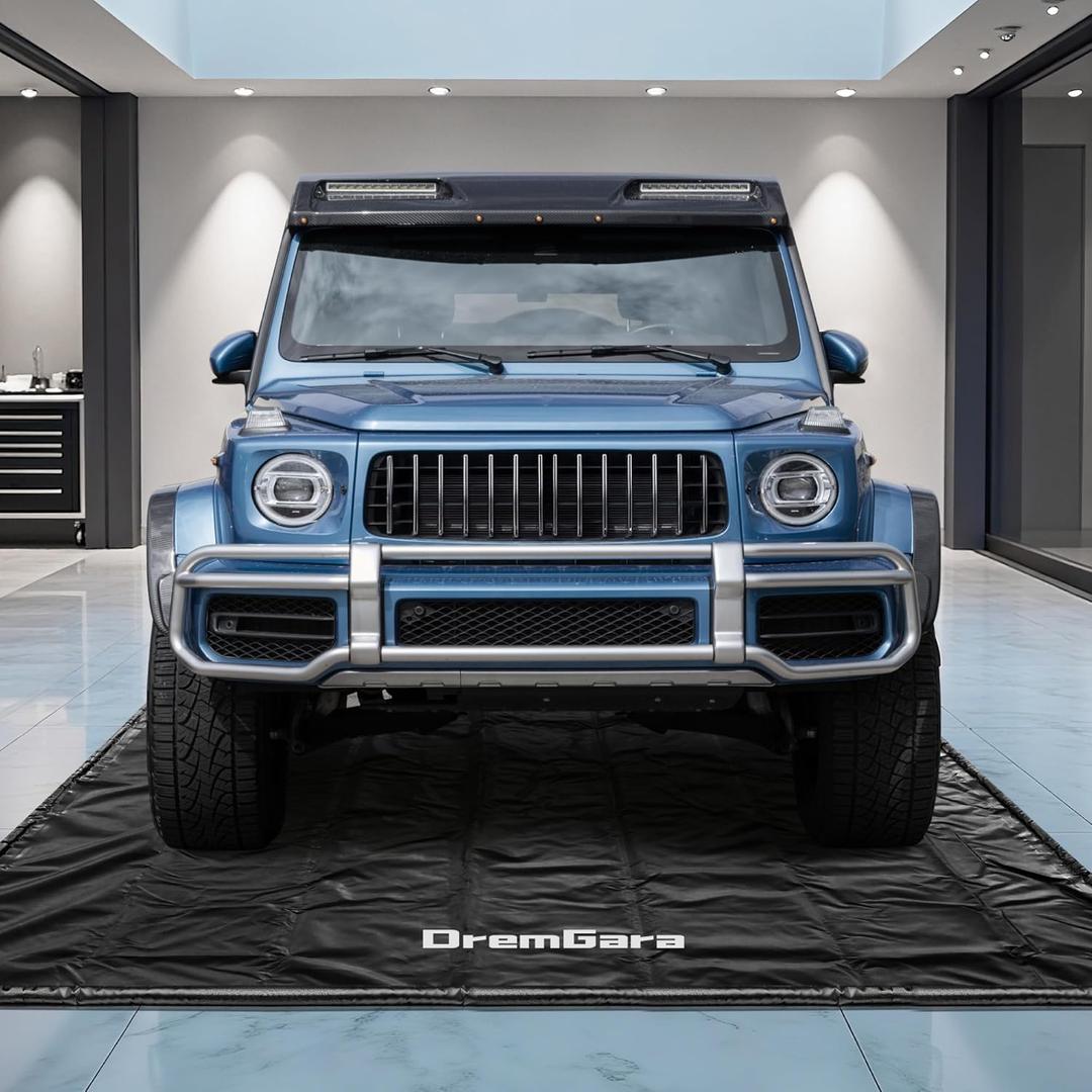 Easy to Clean 7'9"x18' Heavy-Duty PVC Garage Floor Mat with Waterproof Containment Protection for Cars SUVs Trucks Parking Garages Non-Slip Durable Containment Mat Multiple Easy to Clean 7'9"x18' Heavy-Duty PVC Garage Floor Mat with Waterproof Containment Protection for Cars SUVs Trucks Parking Garages Non-Slip Durable Containment Mat Multiple