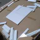 Lorell Tempered Glass Chairmat, 48" Width x 60" Depth x 0.25" Thickness, Clear, 1 Each