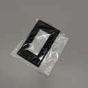 Leviton 80401-NE 1-Gang Decora/GFCI Device Wallplate, Standard Size, Thermoplastic Nylon, Device Mount, Black