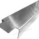 (Pack of 2) Sunrise Kitchen Supply Stainless Steel Heavy Duty 20 Gauge Deep Fryer Joining Strip/Connector (21 5/8"L x 2"W x 1 1/4"H)
