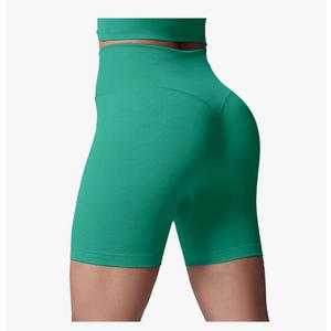 Aoxjox Metamorph Workout Biker Shorts for Women Tummy Control High Waisted Athletic Gym Running Deep V Yoga Short , M