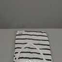 LilyCoco Womens Striped T Shirt V Neck Casual Summer Short Sleeve Top White X-Large