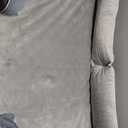 Extra Large Dog Bed, Orthopedic XL Dog Bed with Cooling Gel Memory Foam, Waterproof Pet Bed with Removable Washable Cover, 42" Pet Sofa Couch Dutch Velvet with Bone Toy, Dark Gray