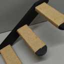 COOLEX Cat Wall Steps, Cat Wall Shelves 3 Step Cat Stairway, Wood Cat Ladder Cat Steps for Wall, Cat Climbing Wall Stairs for Cats Shelves Platform Supplies(Black)