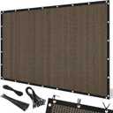 Artpuch 90% Sun Shade Cloth, 10 x 10 FT Pergola Shade Cover Canopy with Grommets, Sun Screen Fabric Tarp for Patio, Outdoor, Garden, Backyard, Mocha