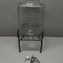 Baderke 3 Gallon Drink Dispensers with Stand Glass Beverage Dispenser with Stand and Stainless Steel Spigot Juice Dispensers for Parties Tea Jar for Lemonade Juice