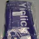 Yiclick 2 Pack Exfoliating Washcloth Towel - Body Scrubber Exfoliator, Loofah Sponge, Korean & Japanse & African Net Sponge Rag - Back Scrubber Washer for Use in Shower Bath (Black)