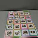 10 x 89pcs Classroom Monthly Calendar Pocket Chart Cards for Classroom Homeschool Needs