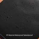 5 Pieces A4 Plastic Envelopes with Snap Closure,Filing Folders for Documents File Organizer Folders for A4 Letter Size for School Office (Black)