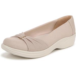 LifeStride Women's Paige Machine Washable Slip on Loafer (9, Barley Beige)