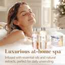 Gift Baskets for Women, Body & Earth Gift Set with Jasmine & Honey Scent Includes Bubble Bath, Hand Cream, Holiday Gift Baskets, Bath and Body Gift Sets for Women, Happy New Year Gifts