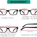 Eyekepper Vintage Reading Glasses for Men - 5 Pack Spring Hinges Classic Readers - Black Frame +1.75