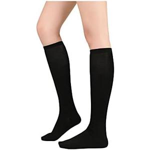 Century Star Women's Knee High Socks Athletic Thin Stripes Tube High Stockings Outdoor Sport Socks