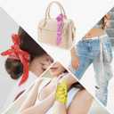 Sosun 22x22 Bandana, Face Mask, Square Scarf, Headwear, Multipacks Made From 100% Cotton (Black, Black/Turquoise/Black/Pink)