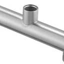 Shower Head Double Outlet Manifold Diverter for Dual Sprayer Shower Arm Brushed Nickel