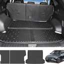 Utiiy Cargo Mat Fit for 2022-2024 Hyundai Tucson Cargo Liner TPE Trunk Mat All Weather Seats Back Protector for Hyundai Tucson Accessories(Cargo Mat+Backrest Mat, Fit with Optional Bose Premium Audio)