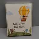 Baby Memory Book Keepsake  Simple & Personalized First 5 Years Milestone Journal for Baby Boy or Girl  Gender Neutral Baby Journal, Baby Scrapbook & Photo Album, Newborn Keepsake Gift