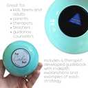 The Calm Ball Therapist-Designed Coping Skills Magic 8 Ball with 20 Calming Strategies & Guidebook Emotional Regulation Tool & Mental Health Gift for Teens, Adults, Therapists & Classrooms