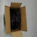 Skrizcable 16/3 50 FT Outdoor Extension Cord Waterproof, Weatherproof & Flame Retardant Black 3 Prong Power Cord Outside for Lawn & Garden, 13 Amps 1625 Watts 125 VAC 16AWG SJTW, ETL Listed