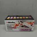 Mueller Pro-Series 10-in-1, 8 Blade Vegetable Chopper, Onion Mincer, Cutter, Dicer, Egg Slicer with Container, French Fry Cutter Potatoe Slicer, Home Essentials & Kitchen Gadgets, Salad Chopper