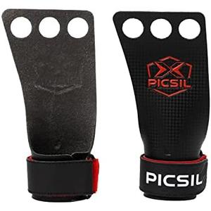 PICSIL RX Grips for Cross Training and Gymnastics, Carbon Fibre Material, Use with Magnesium, Grip on All Surfaces and Bars, Designed for All Athletes