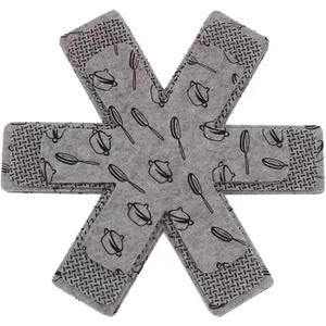 BOYAN Pot and Pan Protectors, Set of 12 and 3 Different Size, Cookware Protector Set/Felt Pots and Pans Divider Separator Pads Anti-Slip to Avoid Scratching or Marring When Stacking (12pcs-10.3/14/15inch)