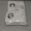 NICETOWN White Sheer Curtains 84 inches Long - Home Decoration Grommet Airy & Lightweight Elegant Window Treatments with Light Filtering for Bedroom/Living Room (2 Panels, W54 x L84)