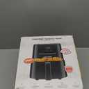 CHEFMAN 2 Qt Mini Air Fryer Digital Space-Saving Compact Air Fryer with Nonstick and Dishwasher Safe Basket, Quick & Easy Meals in Minutes, Features Digital Timer and Shake Reminder Black : Everything Else