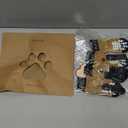 PUPTECK Anti-Slip Dog Socks with Double Sides Grips for Small Medium Large Dogs Hardwood Floors Prevents Licking, Dog Shoes for Hot Pavement Traction Control Paw Protector for Senior Dogs, Khaki S (Small (4 Count), Brown)